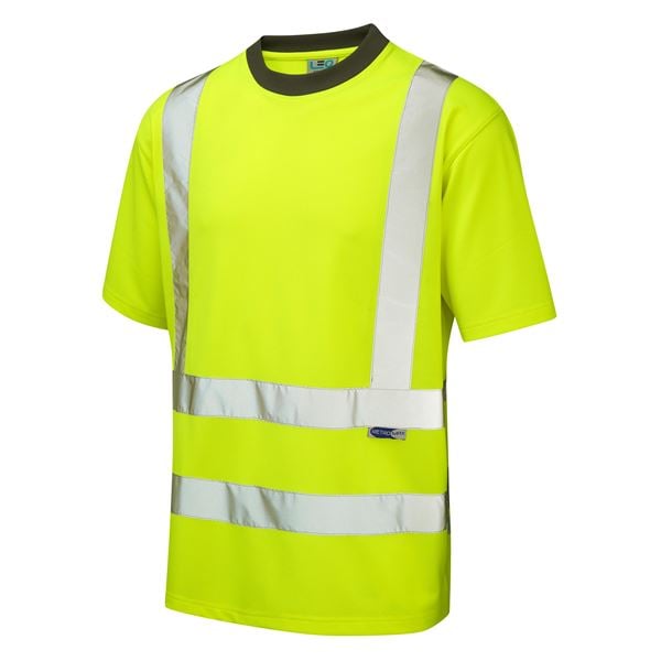 Leo T02 Braunton Ecoviz High Vis T-shirt