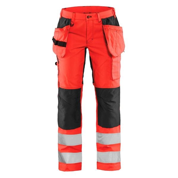 Blaklader 7163 Womens High Vis Yellow Stretch Trousers
