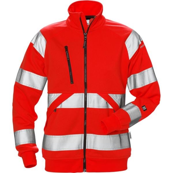 Fristads 7427 High Vis Womans sweat jacket