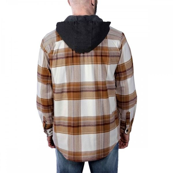Carhartt Sherpa Lined Hooded Relaxed Fit Shirt Jacket