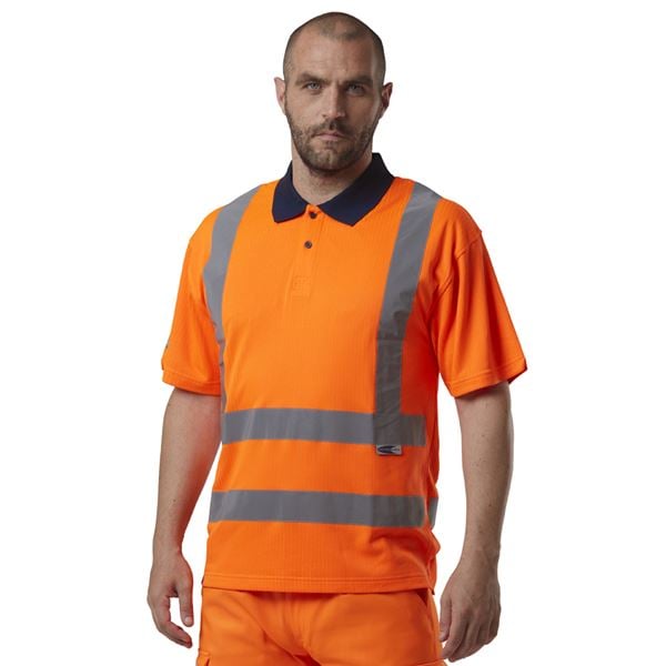 Leo P01 Croyde High Vis Polo Shirt