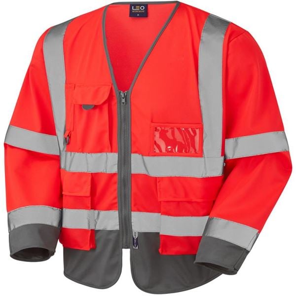 Leo Wrafton S12 Long Sleeved High Vis Vest 