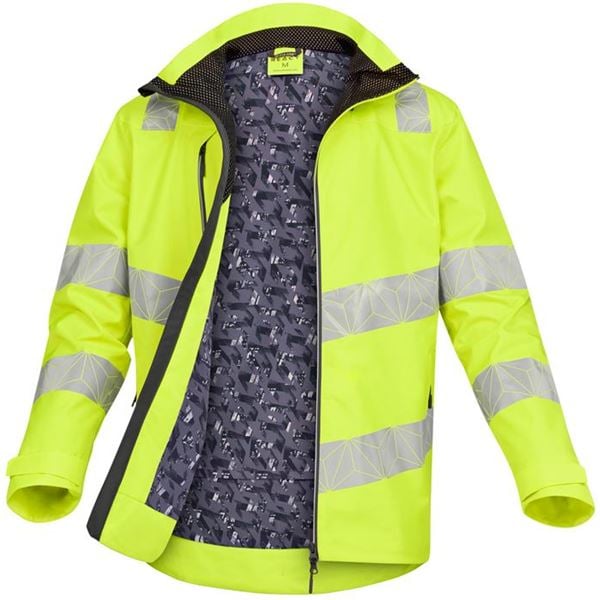 Pulsar RCT800 React High Vis Yellow Shell Jacket