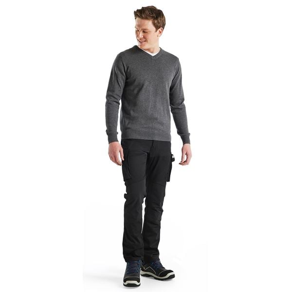 Blaklader 3590 V Neck Knitted Cotton Pullover