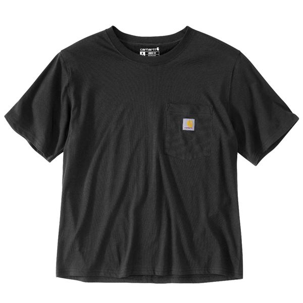 Carhartt Womens Cotton Tencel Blend Loose Fit Pocket T-shirt