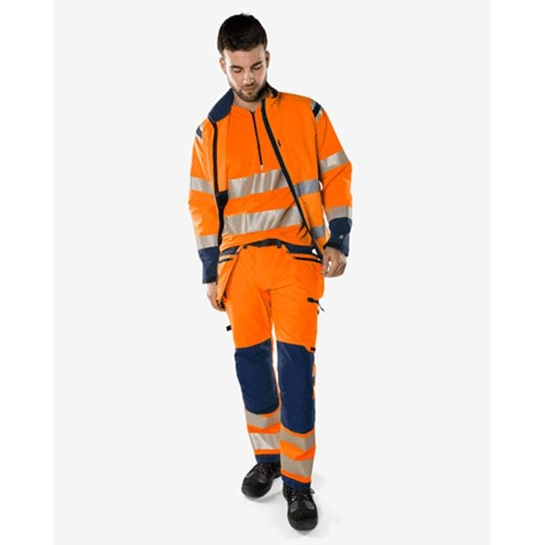 Fristads 2644 High Vis Stretch Work Trousers
