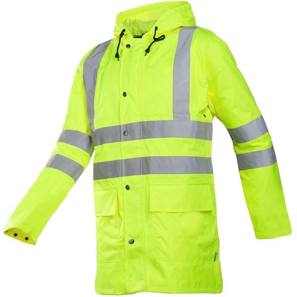 Sioen Monoray 198 High Vis Yellow Waterproof Jacket