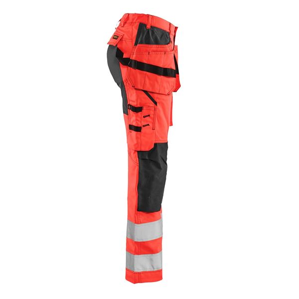 Blaklader 7163 Womens High Vis Yellow Stretch Trousers