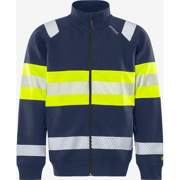 Fristads 7531 High Vis Stretch Sweatshirt Jacket