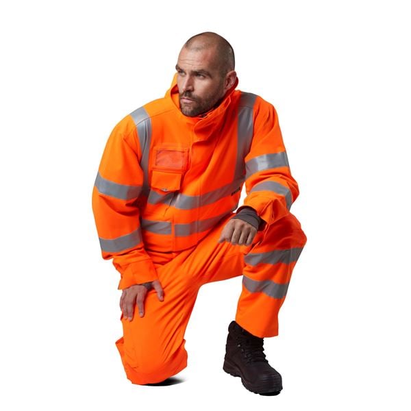 Leo Watertown High Vis Waterproof Overalls