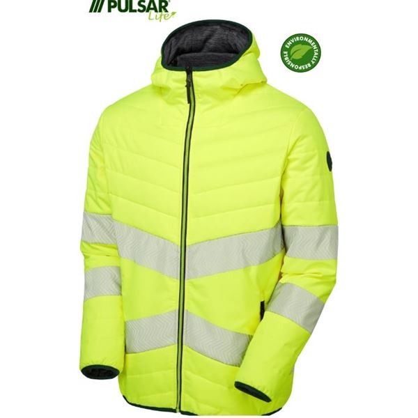 Pulsar Life LFE912 High Vis Yellow Reversible Puffa Jacket