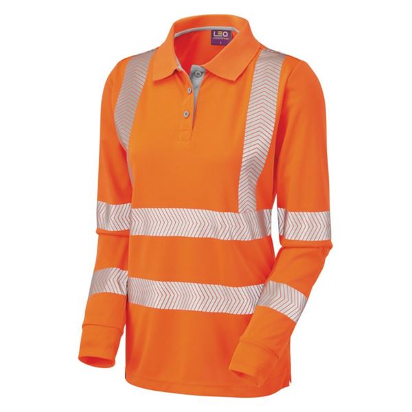 Leo PL08 Pollyfield Womens High Vis Polo Shirt