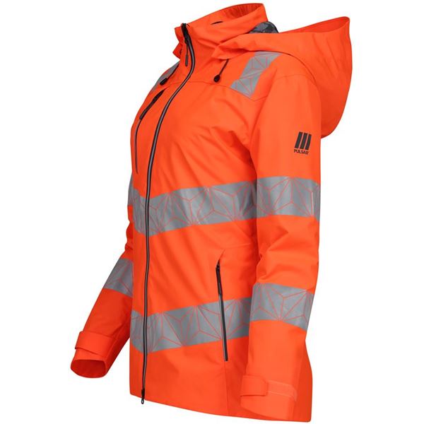 Pulsar RCT851 React Womens High Vis Orange Shell Jacket