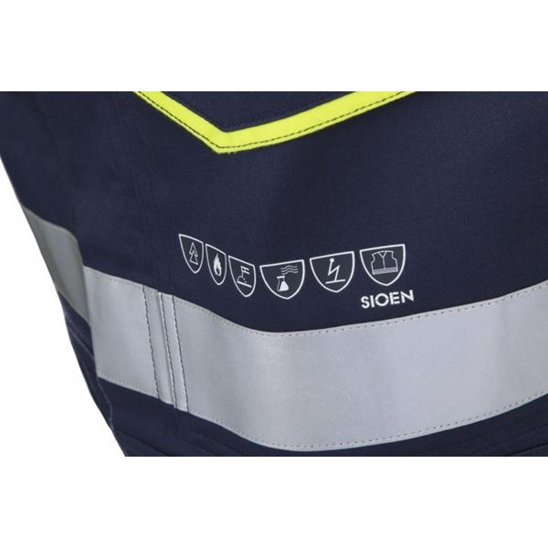 Sioen Millau 010V High Vis Yellow Arc Jacket