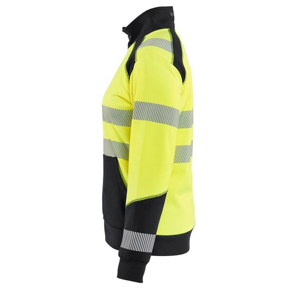 Blaklader 3508 Womens Hi-Vis Zipped Sweatshirt