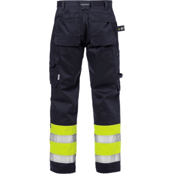 Fristads 2586 High Vis Yellow FR Work Trousers