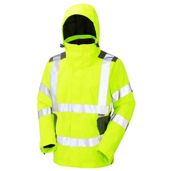 Leo J04 Exmoor High Vis Yellow Jacket
