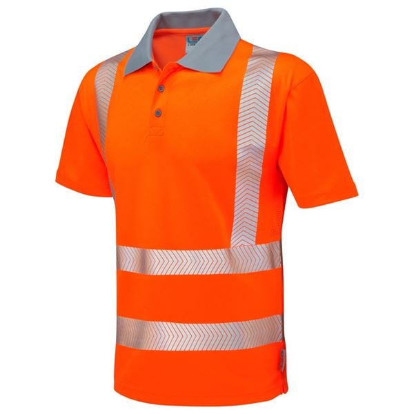 Leo P03 Woolacombe High Vis Polo Shirt