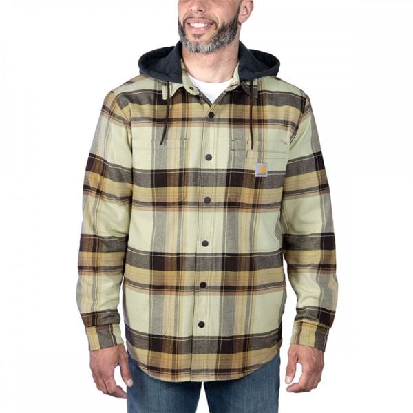 Carhartt Sherpa Lined Hooded Relaxed Fit Shirt Jacket