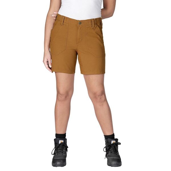 Carhartt Womens Stretch Canvas Relaxed Fit Shorts