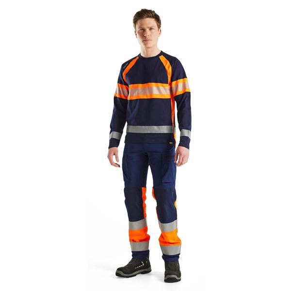 Blaklader 3510 Long Sleeve High Vis T-shirt