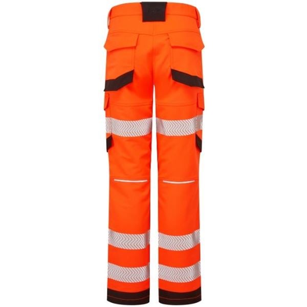 Pulsar Life LFE972 Womens High Vis Orange Stretch Trousers