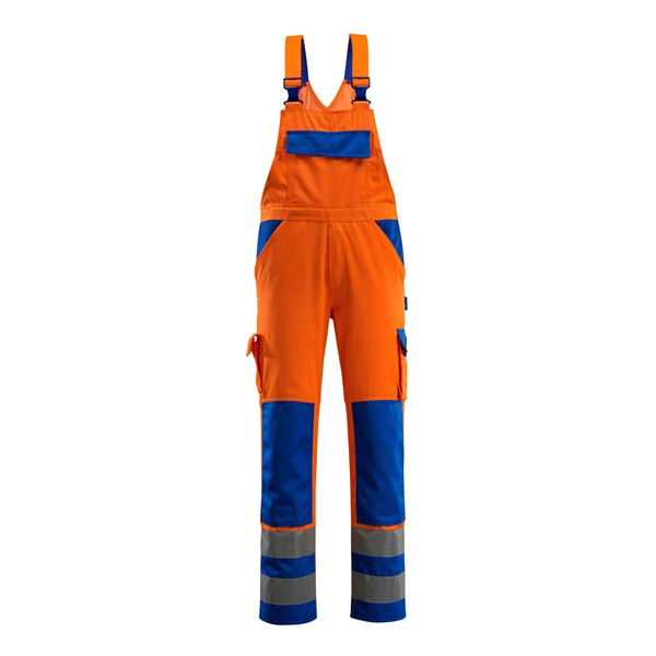 Mascot 07169 Hi-Vis Orange Bib & Brace Overalls
