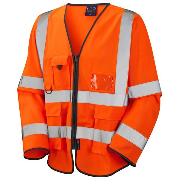 Leo Wrafton S12 Long Sleeved High Vis Vest 