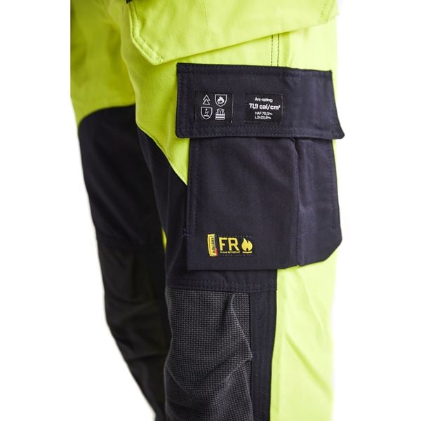 Blaklader 1589 High Vis Yellow Arc Trouser