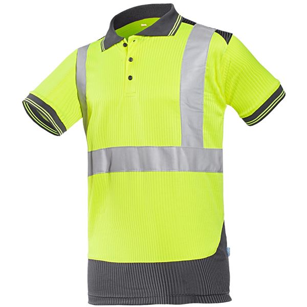 Sioen 3887 Piras Yellow High Vis Polo Shirt