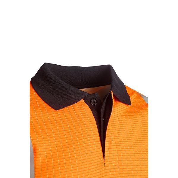 Sioen 610A Dronten Hi-vis Orange Multi Norm Polo Shirt