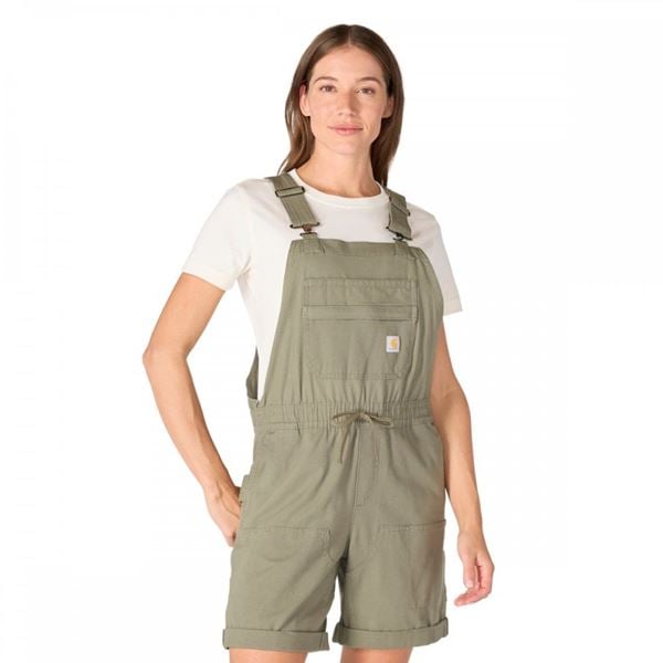Carhartt Womens Ripstop Short Overalls