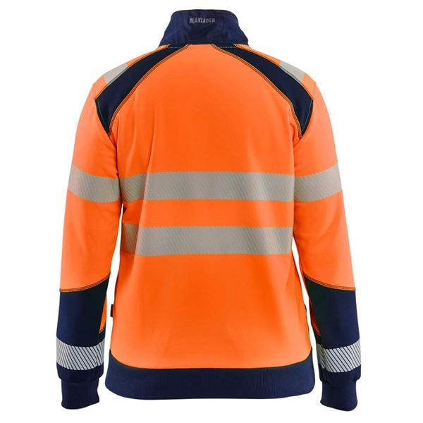 Blaklader 3508 Womens Hi-Vis Zipped Sweatshirt