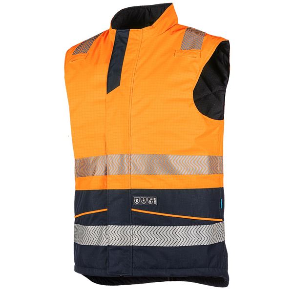 Sioen 9375 Vikja FR AST High Vis Bodywarmer