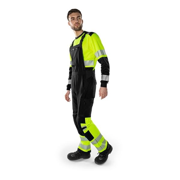Fristads 1032 High-vis Stretch Bib and Brace Overalls