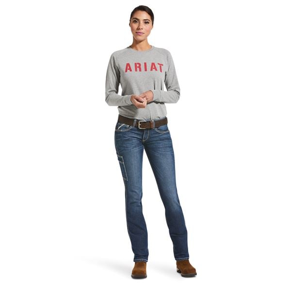 Ariat Womens Rebar DuraStretch Riveter Straight Leg Jean