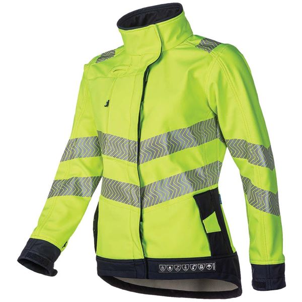 Sioen 7332 Heika Womens High Vis Arc Softshell Jacket