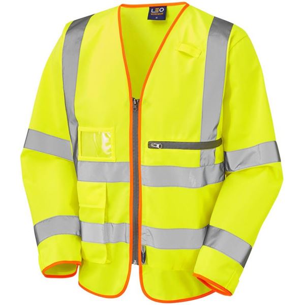 Leo Heddon S24 High Vis Vest with Tablet Pocket