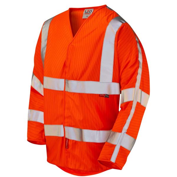 Leo S18 Sticklepath High Vis Yellow FR AST Vest