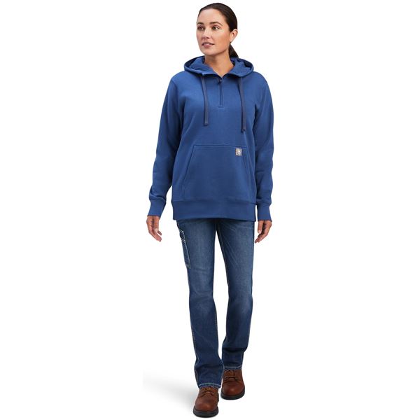 Ariat Womens Rebar Half Zip Hoodie