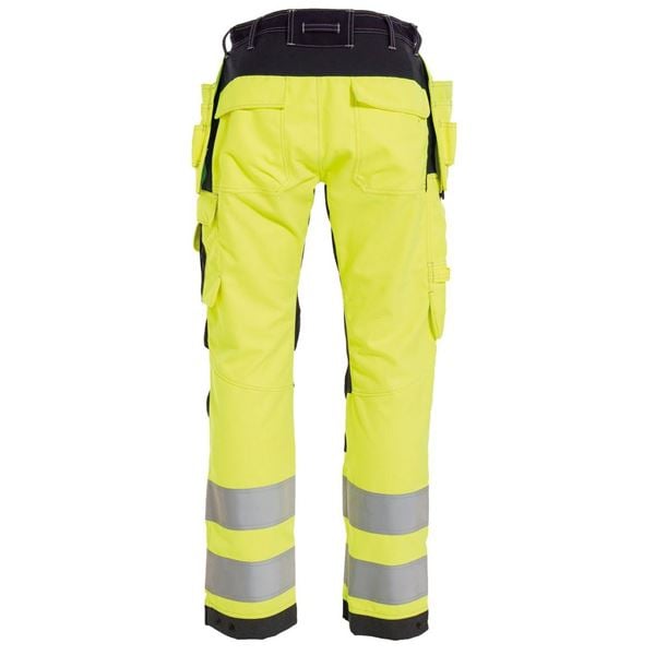 Tranemo 6324 Stretch High Vis Yellow Arc FR Craftsman Trousers