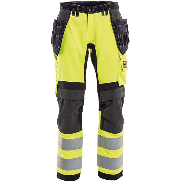 Tranemo 6324 Stretch High Vis Yellow Arc FR Craftsman Trousers