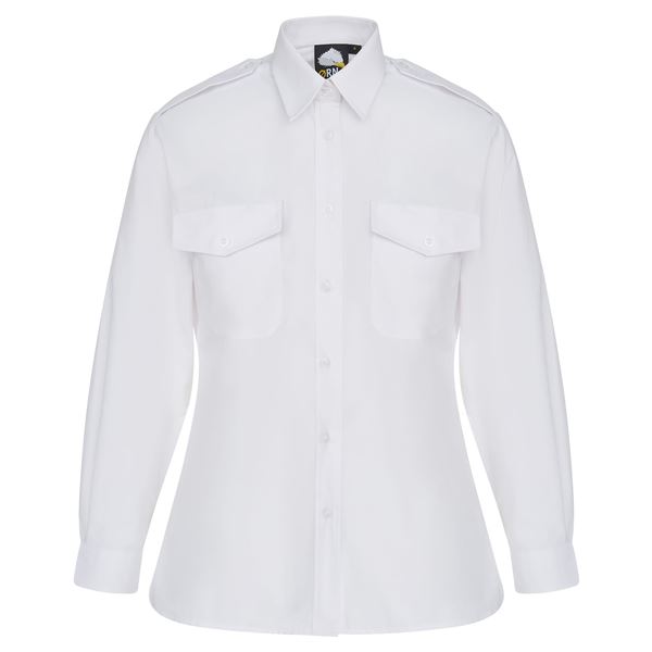 Orn Womens Classic Long Sleeve Pilot Blouse