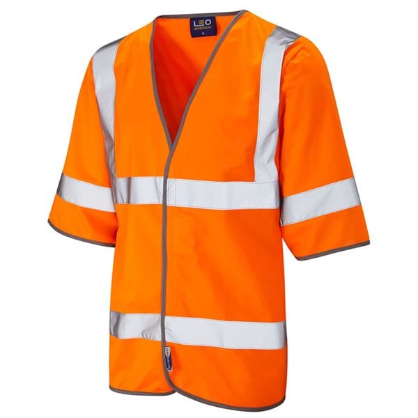 Leo S02 Gorwell Half Sleeve High Vis Vest