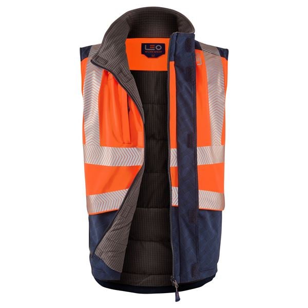 Leo BW02 Halsinger High Vis Bodywarmer