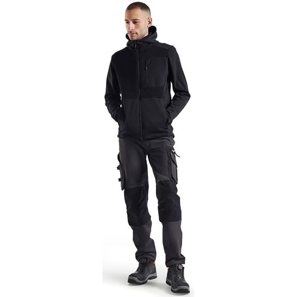 Blaklader 3540 Black Zipped Hoodie
