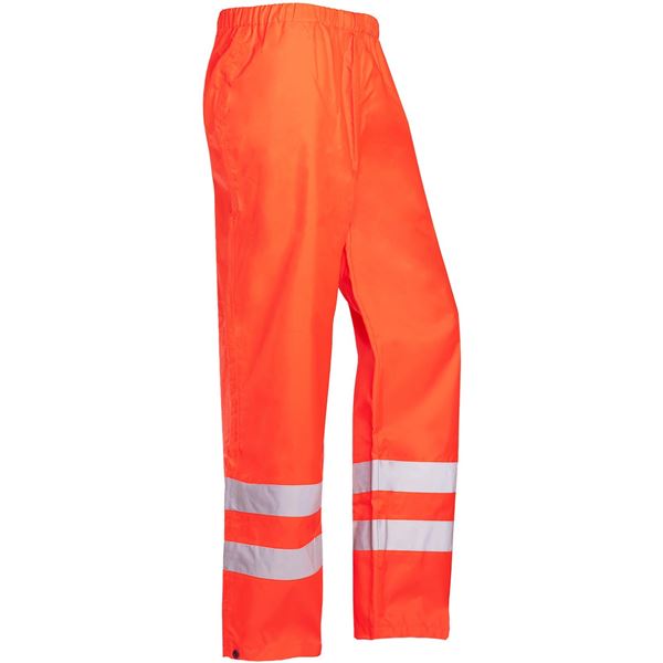 Sioen Bitoray 199 High Vis Red Waterproof Overtrousers