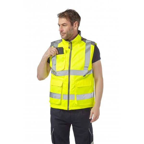 Leo BW01 Torrington High Vis Bodywarmer