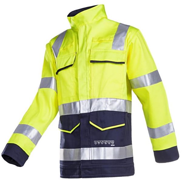 Sioen Millau 010V High Vis Yellow Arc Jacket