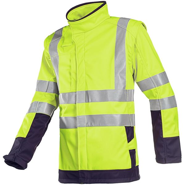 Sioen Heatherton 9643 FR AST High Vis Yellow Softshell